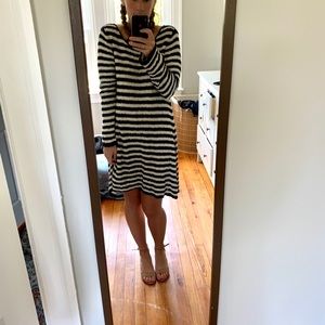 Free People Sweater Dress Scoop Back